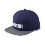 Gorra-Puma-Unisex-023858-02-Flatbrim-Cap-Azul---Talla-unica-1
