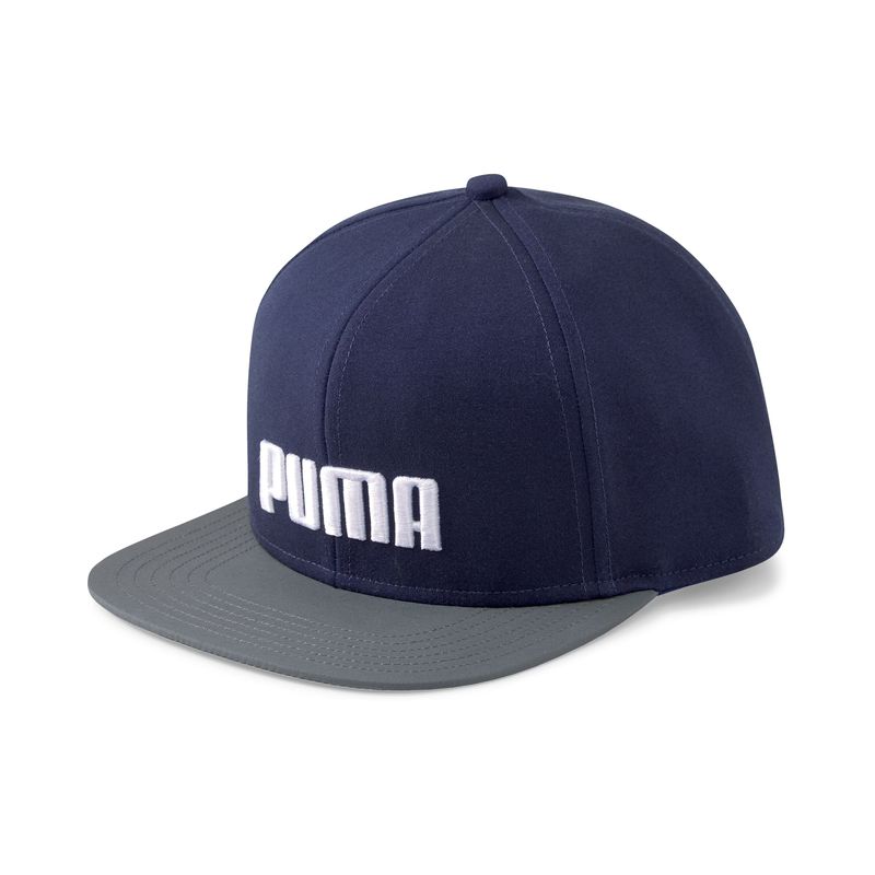 Gorra-Puma-Unisex-023858-02-Flatbrim-Cap-Azul---Talla-unica-1