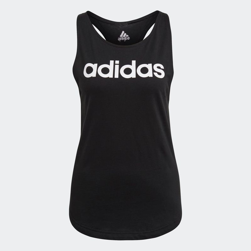 Tank-Adidas-Mujeres-Gl0566-W-Lin-Tk-Textil-Negro---S