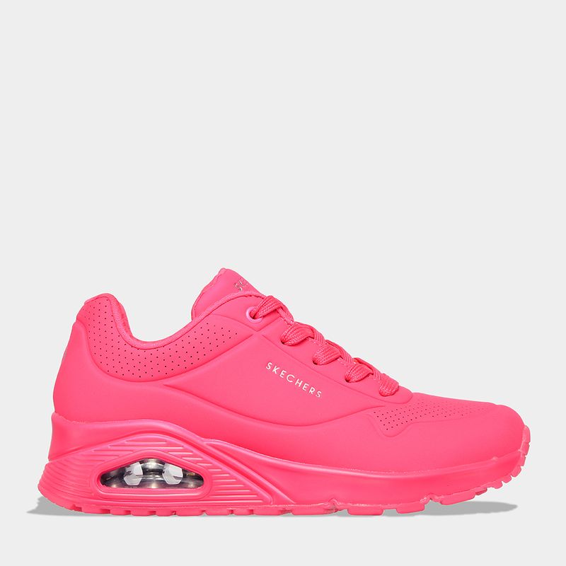 Zapatillas-Urbano-Skechers-Mujeres-73667-Htpk-Uno-Sintetico-Rosado---9