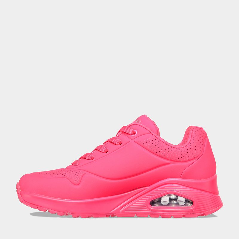 Zapatillas-Urbano-Skechers-Mujeres-73667-Htpk-Uno-Sintetico-Rosado---9
