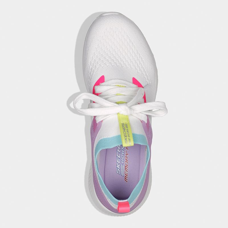 Zapatillas-Deportivo-Skechers-Mujeres-117283-Wmlt-Bobs-Squad-Textil-Blanco---8_5