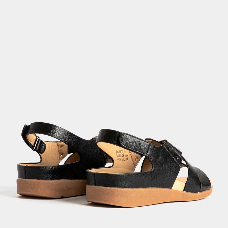 Sandalias-Casual-Footloose-Mujeres-Fch-Gy014-Gisse-Sintetico-Negro---35