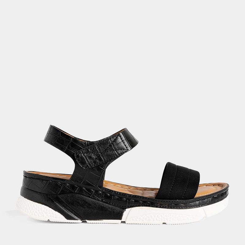 Sandalias-Casual-Footloose-Mujeres-Fch-Hl009-Bain-Textil-Negro---36