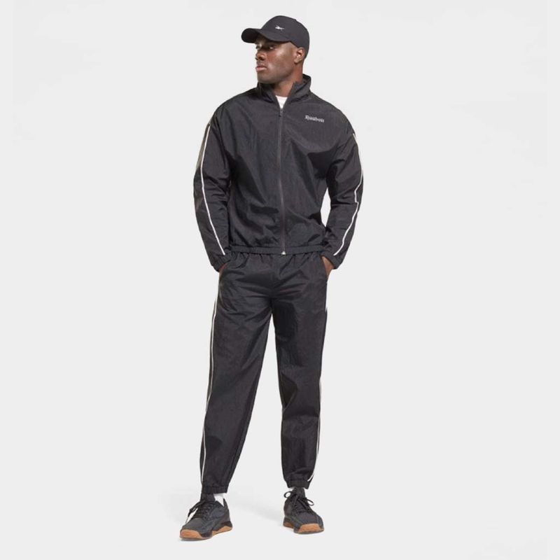 Buzo-Deportivo-Reebok-Hombres-Hf1727-Te-Piping-Tracksuit-Textil-Gris---L