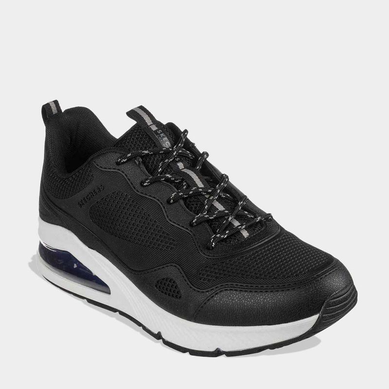 Zapatillas-Urbano-Skechers-Hombres-232346-Blk-Uno-2-Textil-Negro---11-1