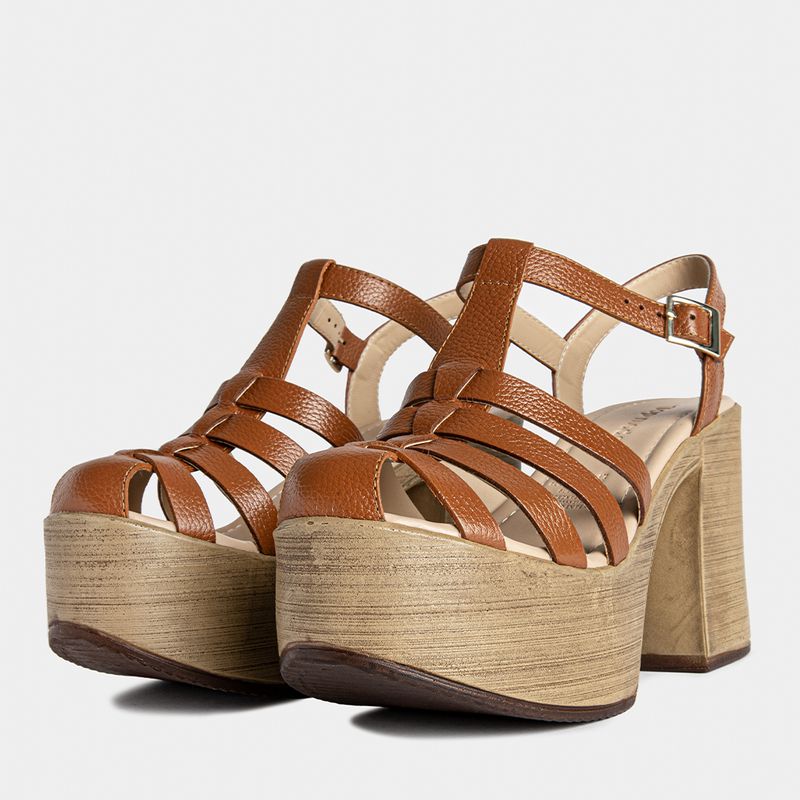 Sandalias-Casual-Top-Model-Mujeres-Tmc-021-Zuri-Cuero-Marron---35