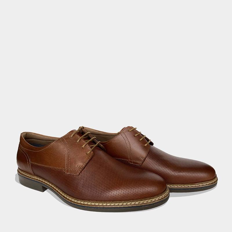 Zapatos-De-Vestir-Dauss-Hombres-2704--Cuero-Marron---38