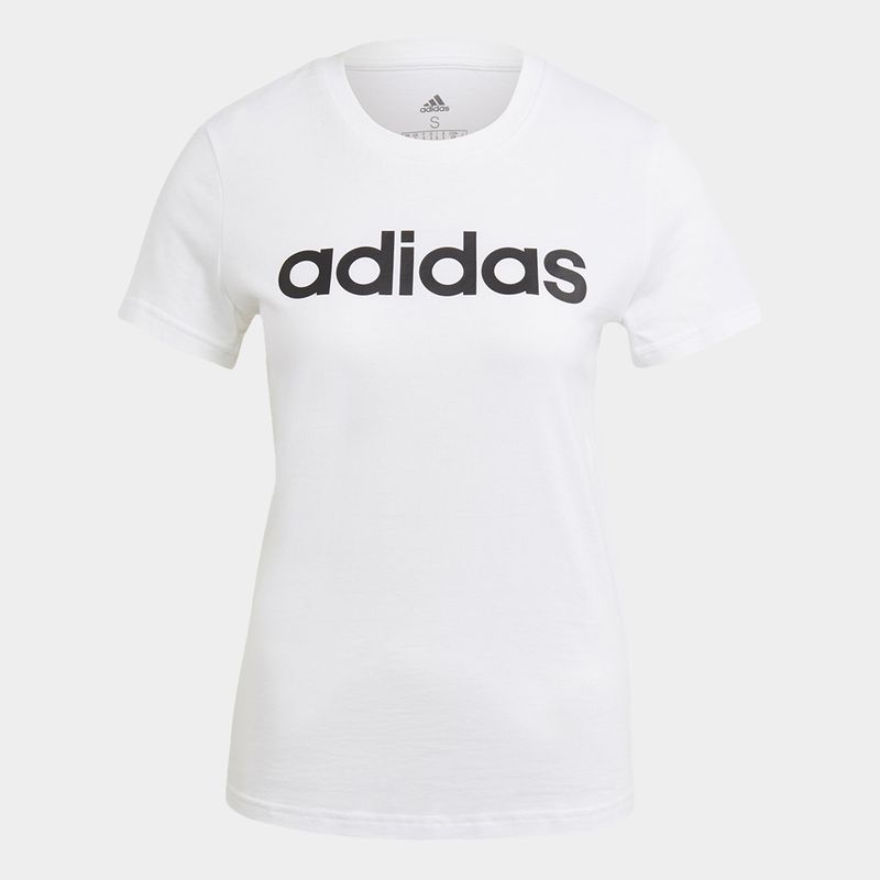 Polo-Deportivo-Adidas-Mujeres-Gl0768-W-Lin-T-Textil-Blanco---S