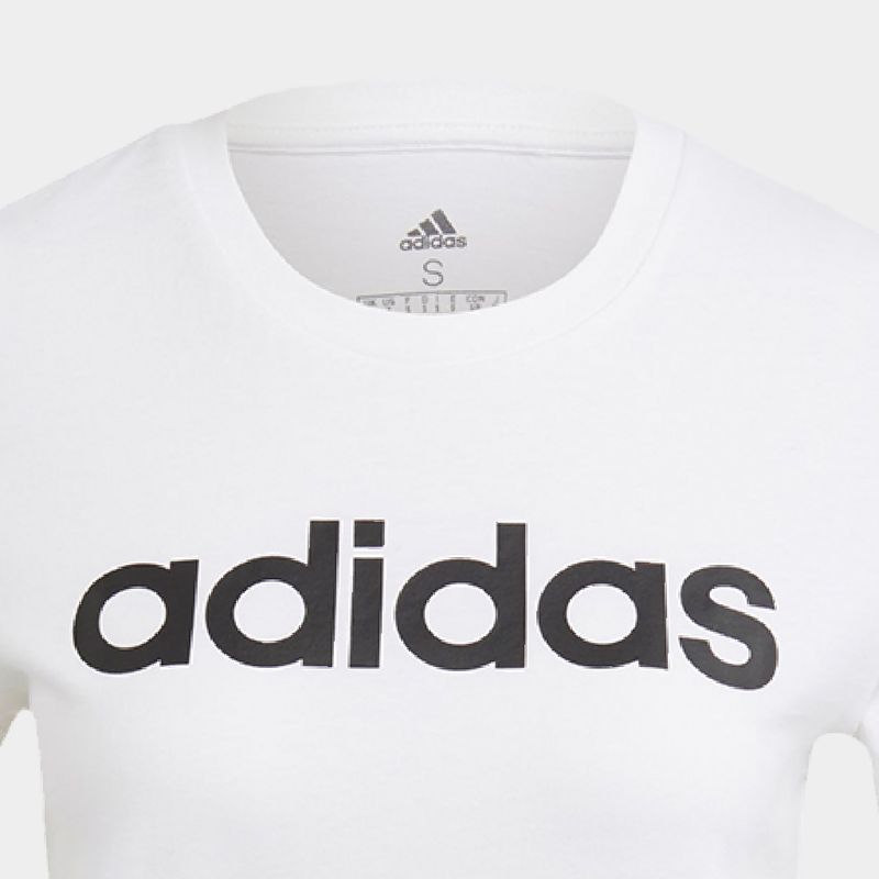 Polo-Deportivo-Adidas-Mujeres-Gl0768-W-Lin-T-Textil-Blanco---S