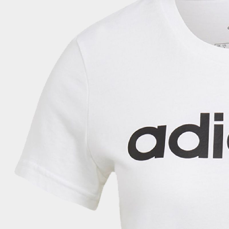 Polo-Deportivo-Adidas-Mujeres-Gl0768-W-Lin-T-Textil-Blanco---S