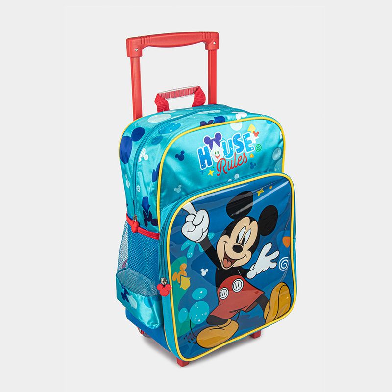 Set-3P-Mochi-Rueda-Escolar-Artesco-Infante-Ar16376004-Mickey-Textil-Azul---Talla-unica