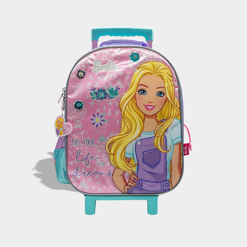 Maleta-Escolar-Childrens-Club-Pre-Escolar-Ba00F4-Barbie-Textil-Multicolor---Talla-unica