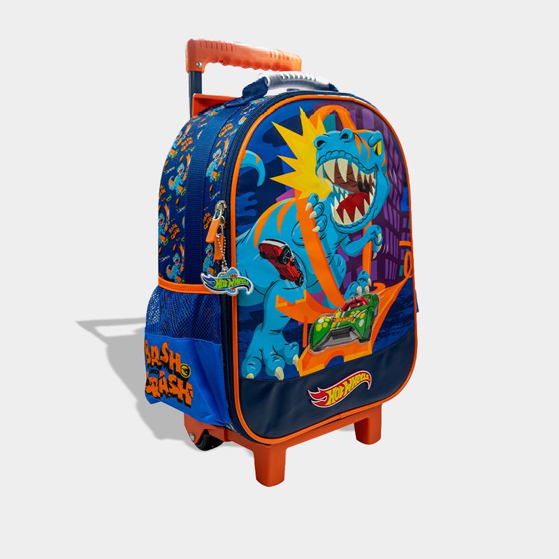 Maleta-Escolar-Childrens-Club-Pre-Escolar-Ht00M0-Hot-Wheels-Textil-Multicolor---Talla-unica