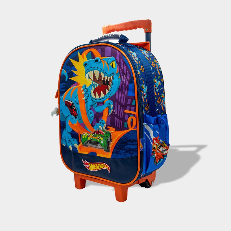Maleta-Escolar-Childrens-Club-Pre-Escolar-Ht00M0-Hot-Wheels-Textil-Multicolor---Talla-unica