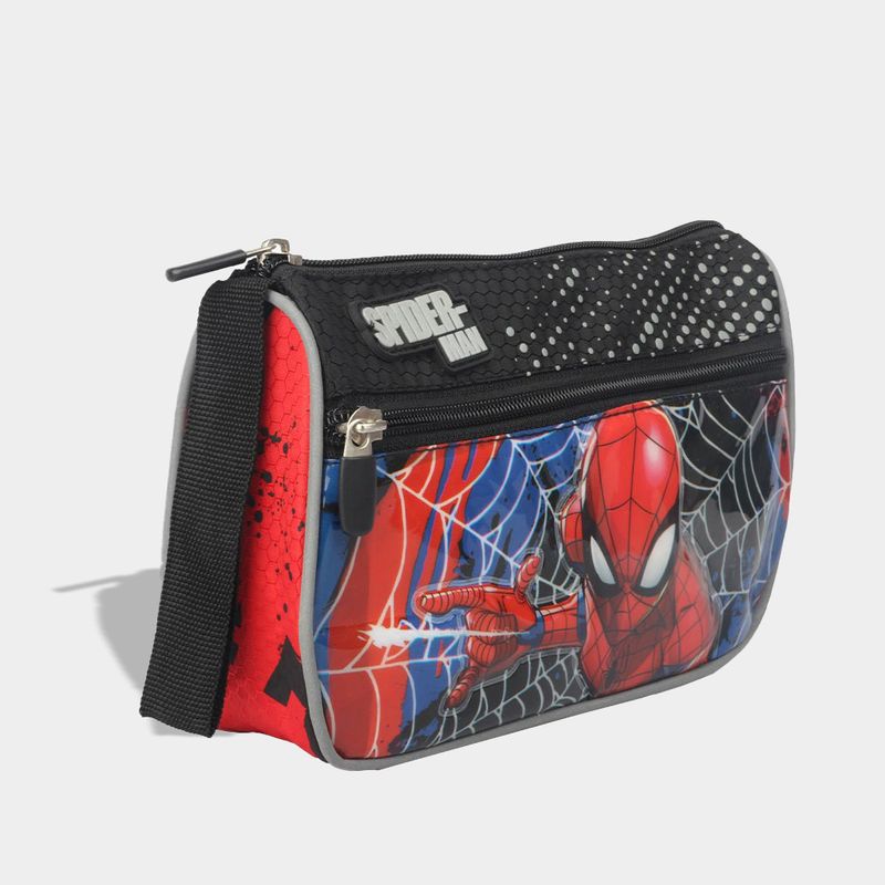 Cartuchera-Escolar-Artesco-Pre-Escolar-Ar16380132-Spiderman-Microfibra-Rojo---Talla-unica