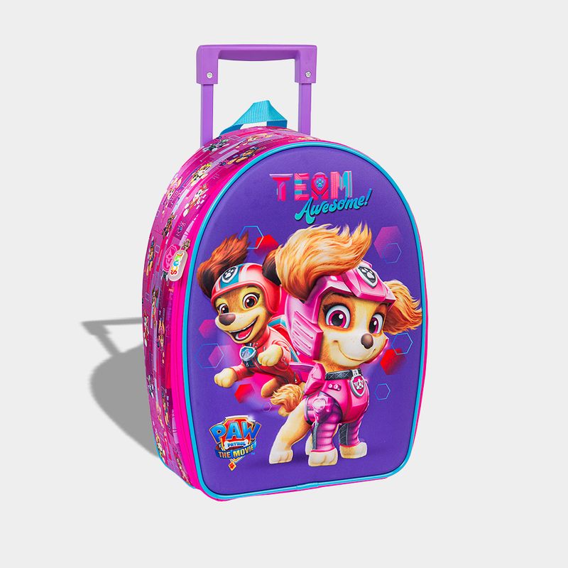 Set-3P-Maleta-Escolar-Scool-Infante-803284-Paw-Patrol-Textil-Morado---Talla-unica