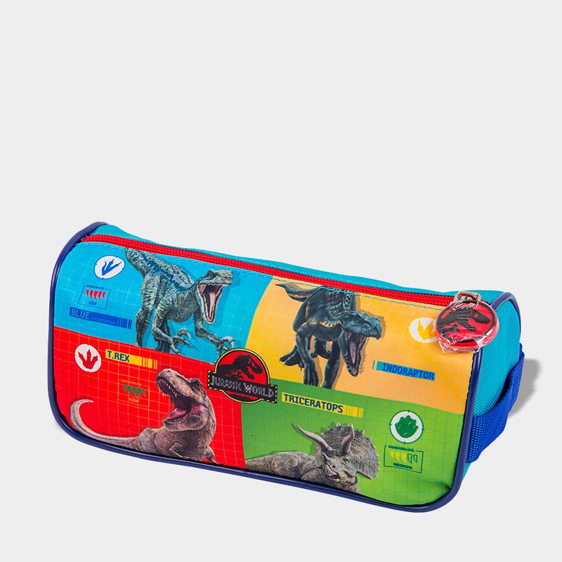 Set-3P-Maleta-Escolar-Scool-Infante-802676-Jurassic-Park-Textil-Azul---Talla-unica
