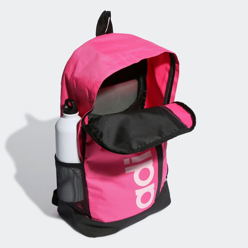 Mochila-Deportivo-Adidas-Unisex-Hr5345-Linear-Bp-Textil-Rosado---Talla-unica