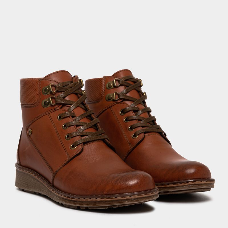 Botines-Casual-Top-Model-Mujeres-Td-020-Vero-Cuero-Marron---36