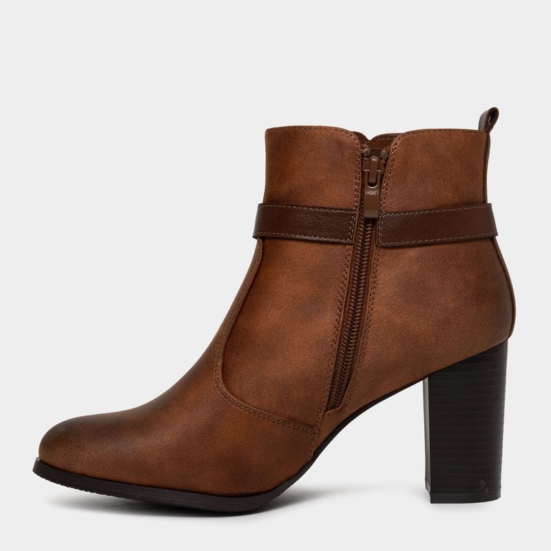 Botines-De-Vestir-Footloose-Mujeres-Fch-Hs59-Zaida-Textil-Marron---38