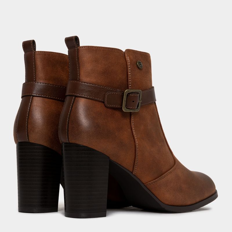 Botines-De-Vestir-Footloose-Mujeres-Fch-Hs59-Zaida-Textil-Marron---38