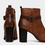 Botines-De-Vestir-Footloose-Mujeres-Fch-Hs59-Zaida-Textil-Marron---38