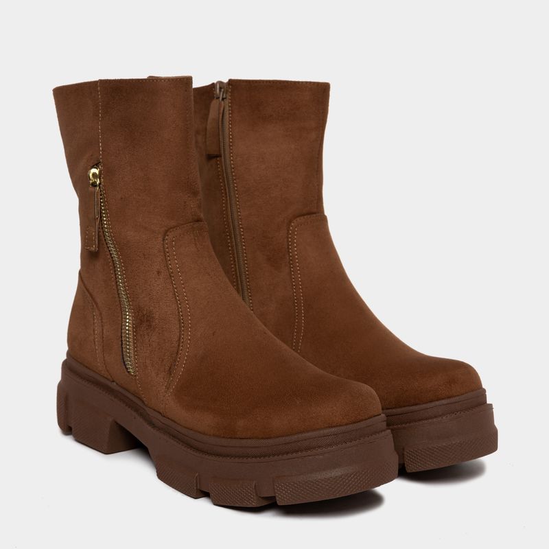 Botines-Casual-Footloose-Mujeres-Ac-006-Alisha-Microfibra-Marron---38
