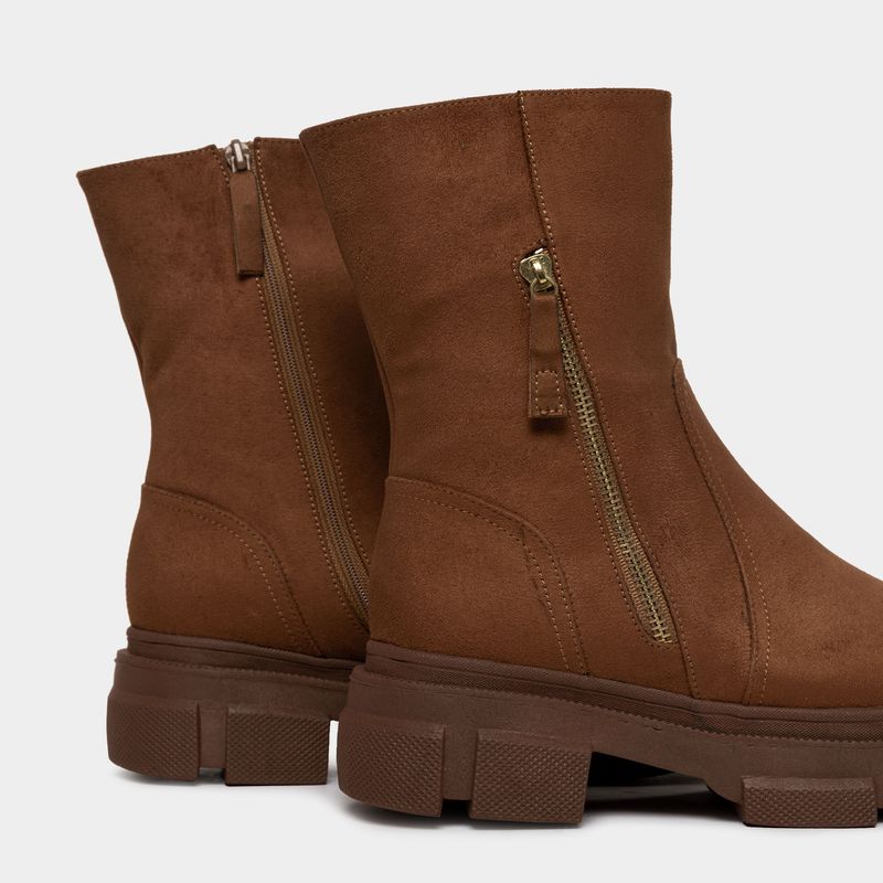 Botines-Casual-Footloose-Mujeres-Ac-006-Alisha-Microfibra-Marron---38