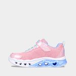 Zapatillas-Urbano-Skechers-Junior-302317L-Pkmt-Flutter-Heart-Lights-Textil-Rosado---12