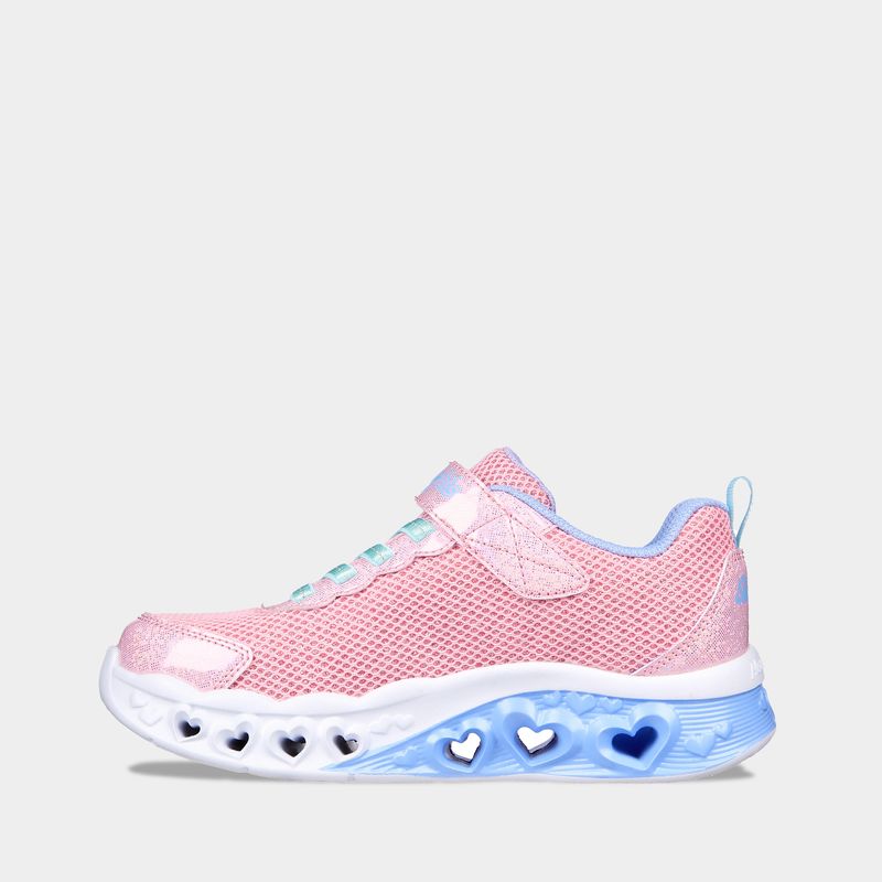 Zapatillas-Urbano-Skechers-Junior-302317L-Pkmt-Flutter-Heart-Lights-Textil-Rosado---12