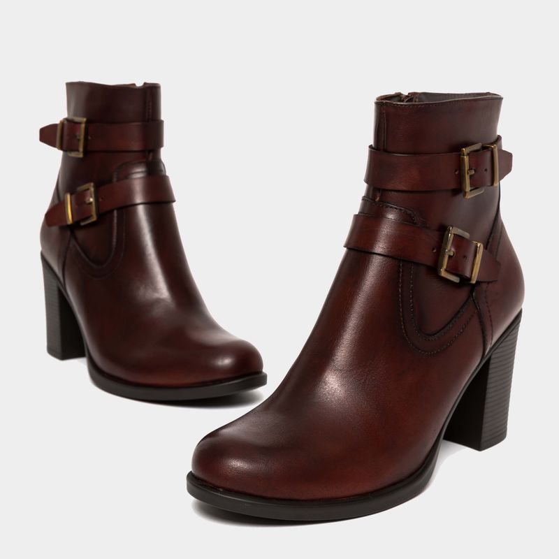 Botines-Casual-Top-Model-Mujeres-Tbk-019-Krystal-Cuero-Marron---35