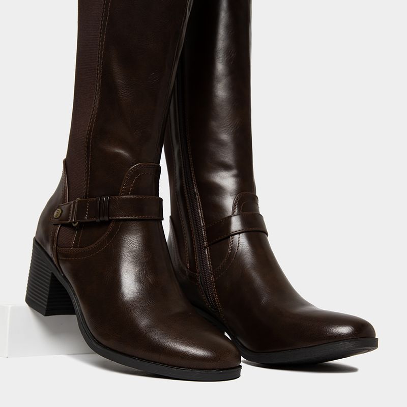 Botas-Casual-Footloose-Mujeres-Fch-Rn032-Dayanis-Pu-Marron---40