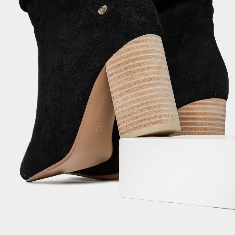 Botines-Casual-Footloose-Mujeres-Fch-Ya07-Rosa-Microfibra-Negro---38