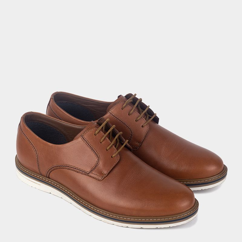 Zapatos-Casual-Dauss-Hombres-1501--Cuero-Marron---38