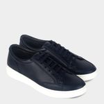 Zapatillas-Casual-Dauss-Hombres-3102--Cuero-Azul---38