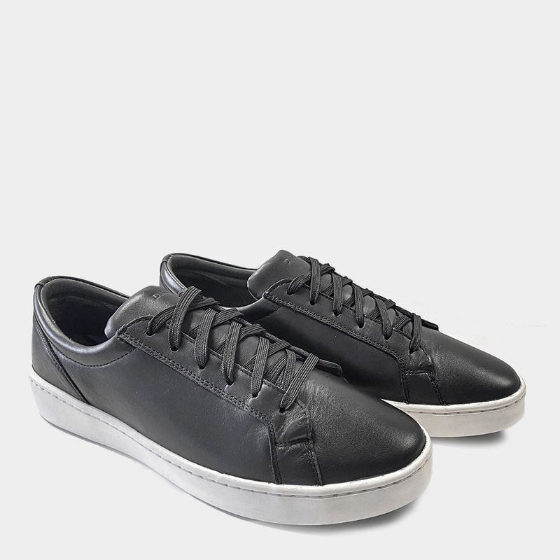 Zapatillas-Casual-Dauss-Hombres-3101--Cuero-Negro---38