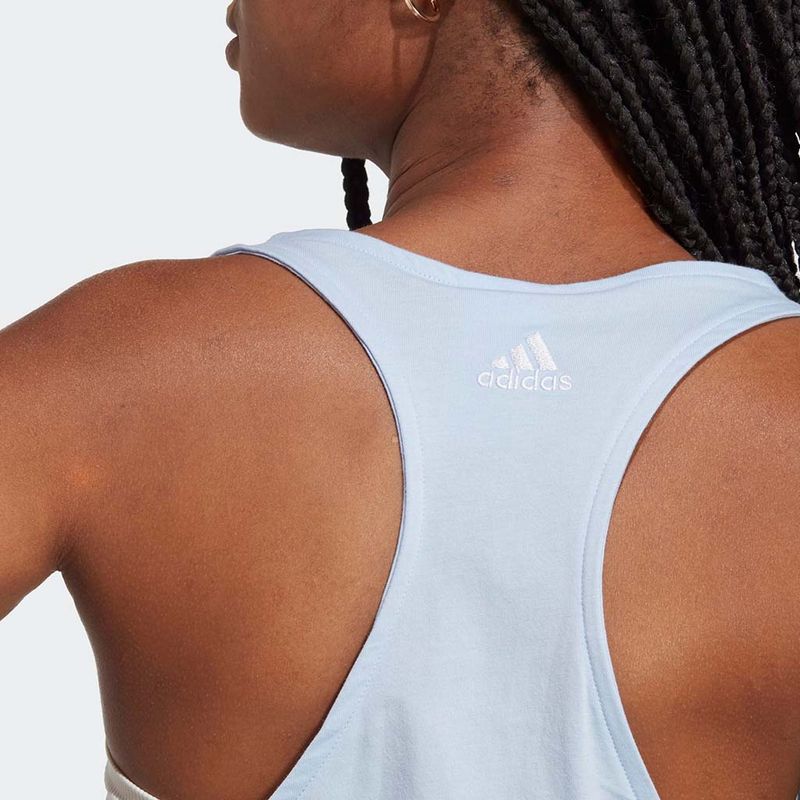 Top-Urbano-Adidas-Mujeres-Ic4422-W-Lin-Tk-Textil-Azul---M