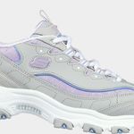 Zapatillas-Urbano-Skechers-Mujeres-149793-Lgmt-D-Lites-Cuero-Gris---9