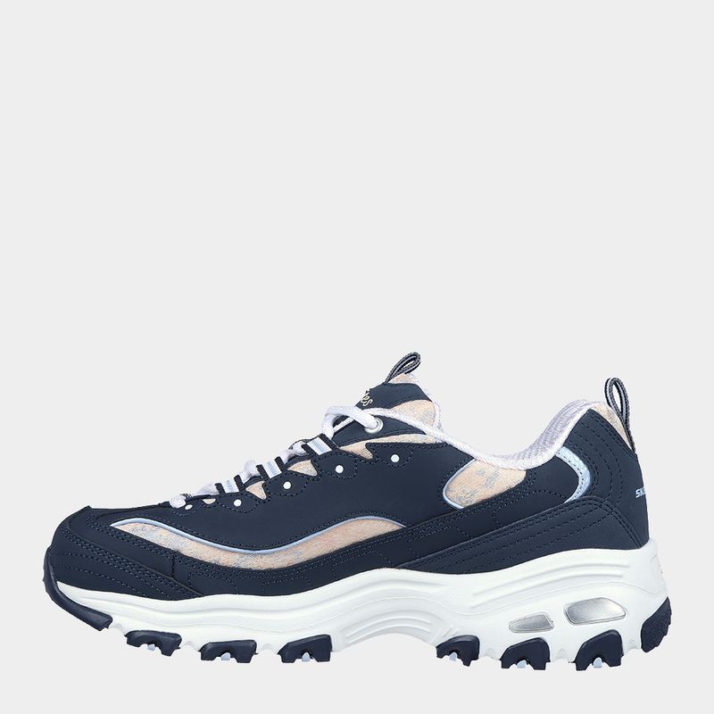 Zapatillas-Urbano-Skechers-Mujeres-149793-Nvmt-D-Lites-Cuero-Azul---8_5