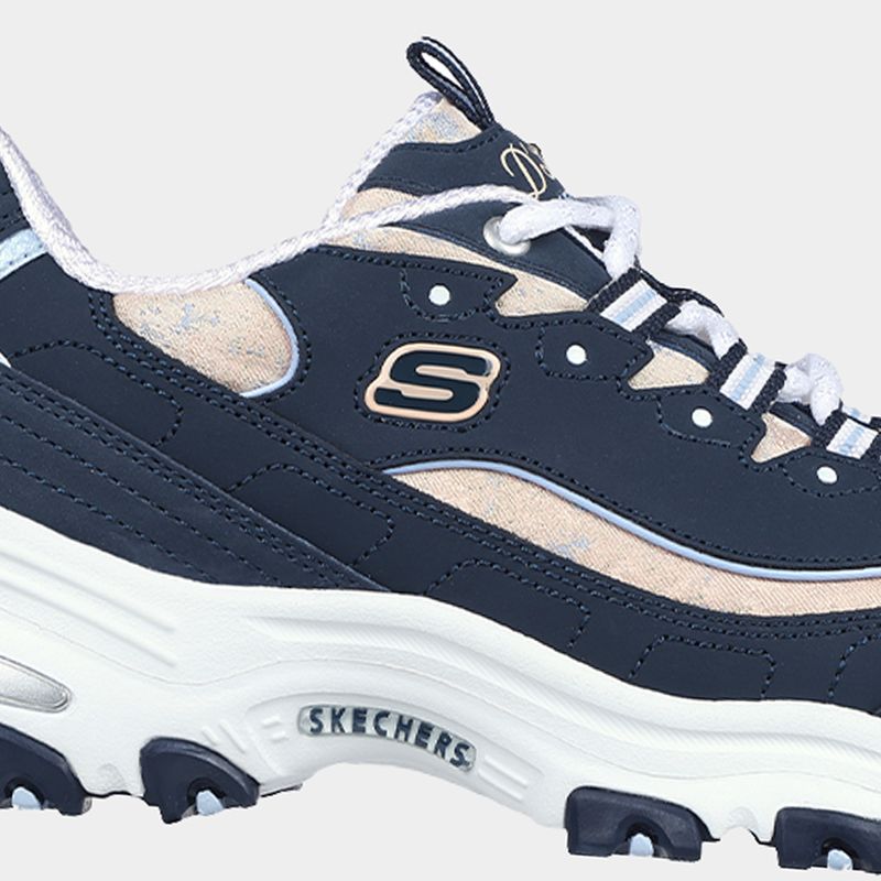 Zapatillas-Urbano-Skechers-Mujeres-149793-Nvmt-D-Lites-Cuero-Azul---8_5