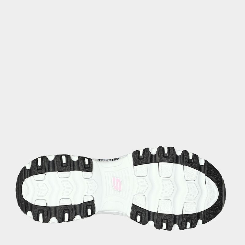 Zapatillas-Urbano-Skechers-Mujeres-149794-Bkmt-D-Lites-Cuero-Negro---9