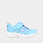 Zapatillas-Urbano-Skechers-Infante-303522N-Aqua-Wavy-Lites-Textil-Azul---6
