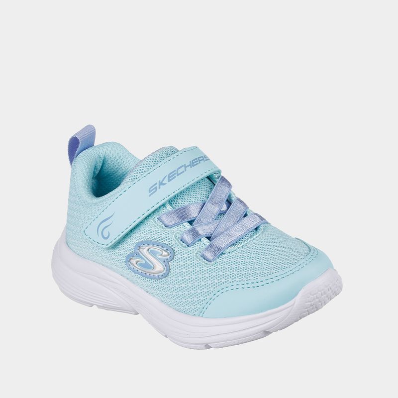 Zapatillas-Urbano-Skechers-Infante-303522N-Aqua-Wavy-Lites-Textil-Azul---6