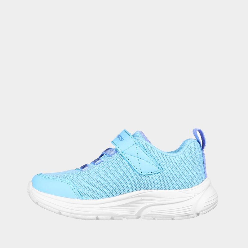 Zapatillas-Urbano-Skechers-Infante-303522N-Aqua-Wavy-Lites-Textil-Azul---6