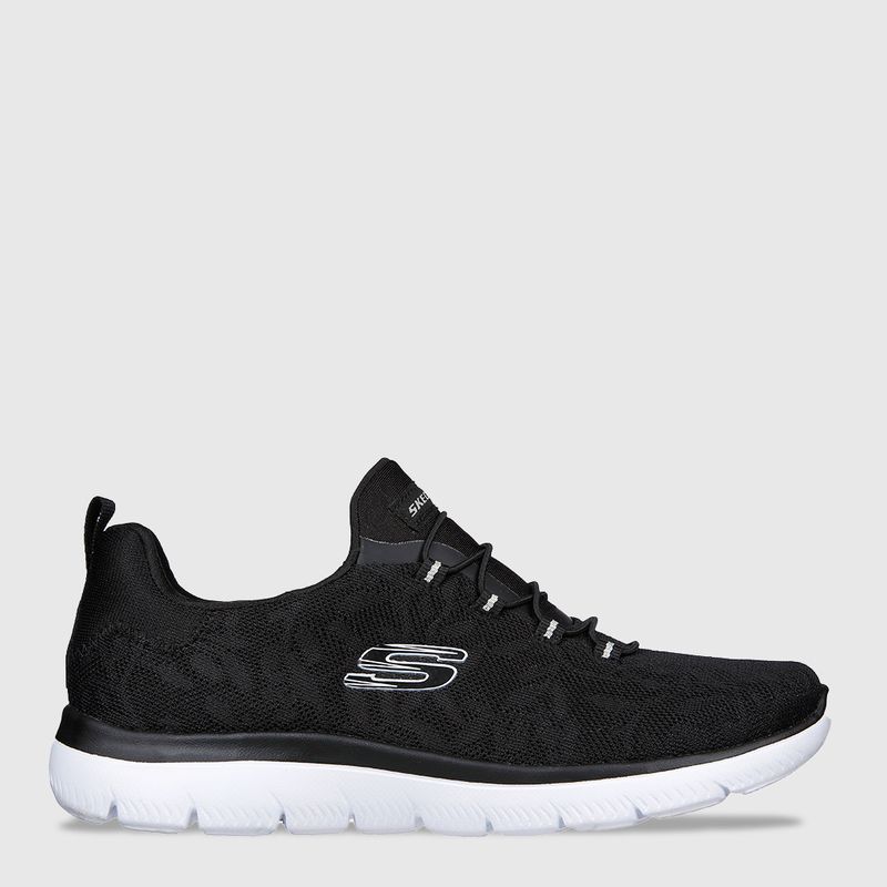 Zapatillas-Deportivo-Skechers-Mujeres-149936-Bkw-Summits-Textil-Negro---5_5
