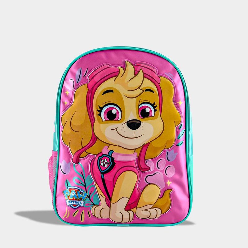 Mochila-Casual-Scool-Pre-Escolar-804131-Paw-Patrol-Textil-ROSADO-Talla-Unica