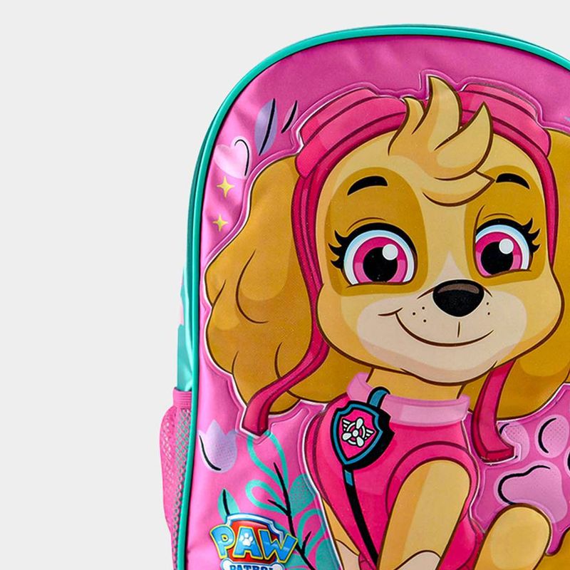Mochila-Casual-Scool-Pre-Escolar-804131-Paw-Patrol-Textil-ROSADO-Talla-Unica