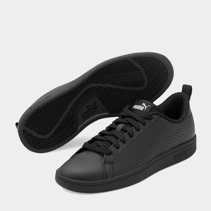 Zapatillas-Urbano-Puma-Mujeres-368153-03-Smash-Ace-Sintetico-NEGRO-4.5