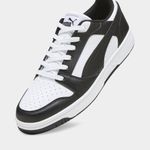 Zapatillas-Urbano-Puma-Hombres-392328-01-Rebound-V6-Low-Sintetico-BLANCO-9-5